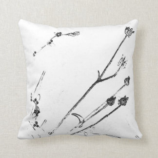 Thuisdecor Cushion White Natuur Tekening Kussen