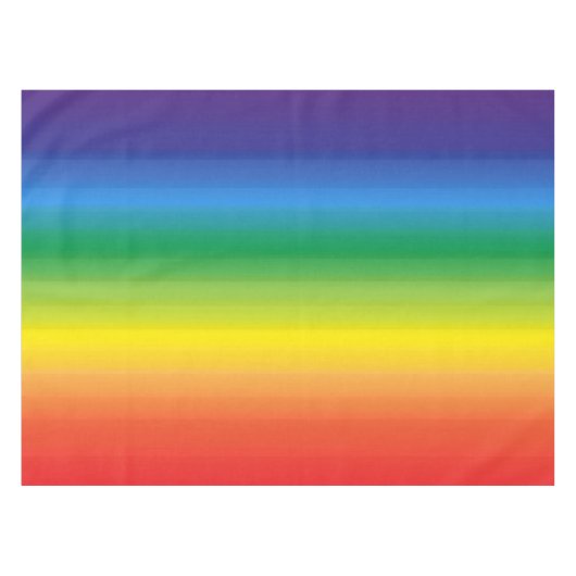 Thuisdecor Ombre Rainbow Pattern en Partij Tafelkleed (Voorkant (Horizontaal))