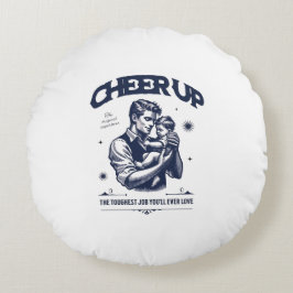 THUISDECORATIE PAPA CHEER UP RONDE KUSSEN