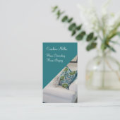 Thuisdecortering en fasering visitekaartje (Staand voorkant)