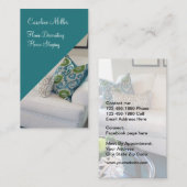 Thuisdecortering en fasering visitekaartje (Voorkant / Achterkant)