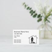 Thuisdiensten en bouw Visitekaartjes (Staand voorkant)