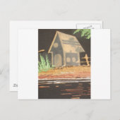 Thuisfoto's met zelfgemaakte kunst briefkaart (Voorkant / Achterkant)