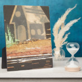 Thuisfoto's met zelfgemaakte kunst fotoplaat (Zijkant)