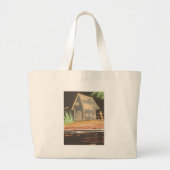 Thuisfoto's met zelfgemaakte kunst grote tote bag (Voorkant)