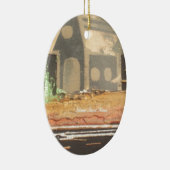 Thuisfoto's met zelfgemaakte kunst keramisch ornament (Rechts)