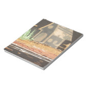 Thuisfoto's met zelfgemaakte kunst notitieblok (Linkerzijde)