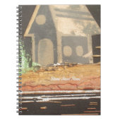 Thuisfoto's met zelfgemaakte kunst notitieboek (Voorkant)