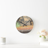 Thuisfoto's met zelfgemaakte kunst ronde klok (Huis)