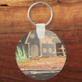 Thuisfoto's met zelfgemaakte kunst sleutelhanger (Voorkant)