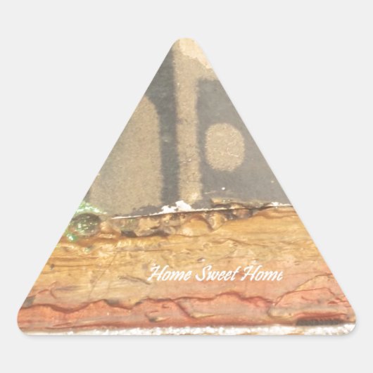 Thuisfoto's met zelfgemaakte kunst sticker (Voorkant)