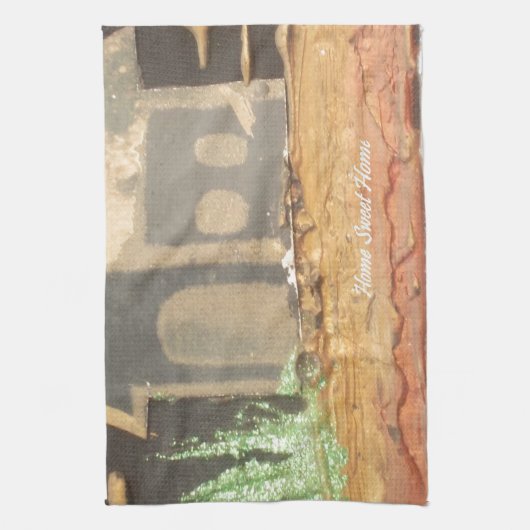 Thuisfoto's met zelfgemaakte kunst theedoek (Verticaal)