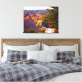 THUISGAAN IN DE HERFST canvas Afdruk (Insitu (Slaapkamer))
