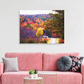 THUISGAAN IN DE HERFST canvas Afdruk (Insitu (Woonkamer))