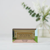 Thuisgaragedeuren Visitekaartje (Staand voorkant)