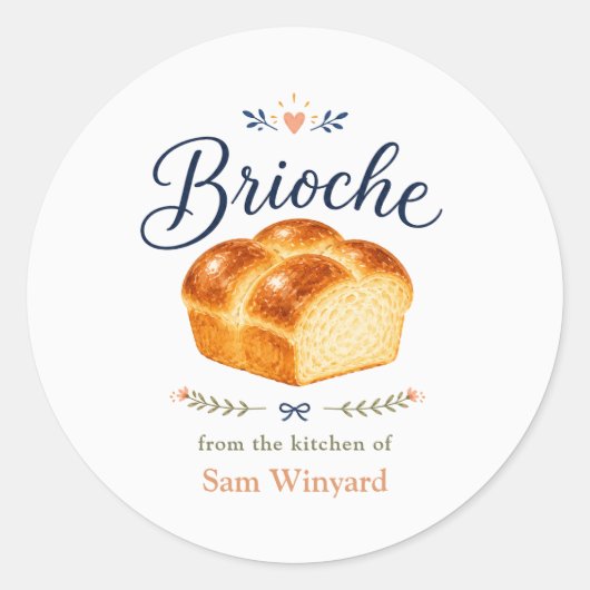 Thuisgebakken Brood Keuken Label (Voorkant)