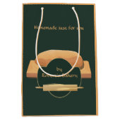 Thuisgeblazen bakkerijpictogram Gift Bag Medium Cadeauzakje (Voorkant)