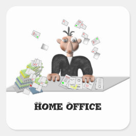 Thuisgebruik, persoonlijk Kantoor Vierkante Sticker