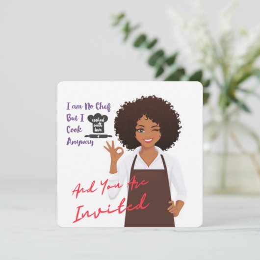 Thuisgekookte maaltijden kaart (Staand voorkant)