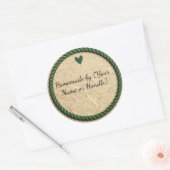 Thuisgemaakt met Liefde Kraft Stijl Label (Envelop)