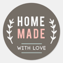 Thuisgemaakt met liefde sticker