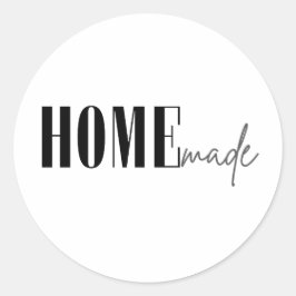 Thuisgemaakt Ronde Sticker