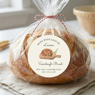 Thuisgemaakt Sourdough Brood Ronde Sticker