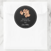 Thuisgemaakt, speciaal voor jou amandel label (Tas)