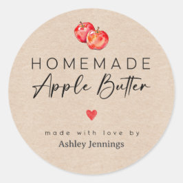 Thuisgemaakte Appelboter Labels | Gemaakt met Lief