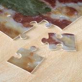 Thuisgemaakte Kaas Pizza Koken Legpuzzel (Zijkant)