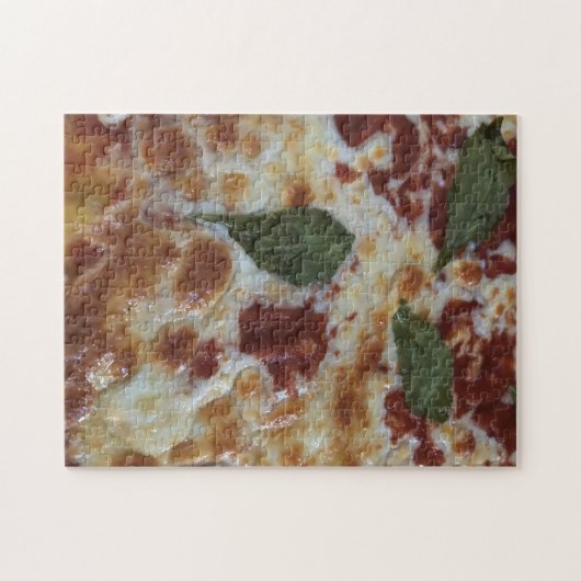 Thuisgemaakte Kaas Pizza Koken Legpuzzel (Horizontaal)