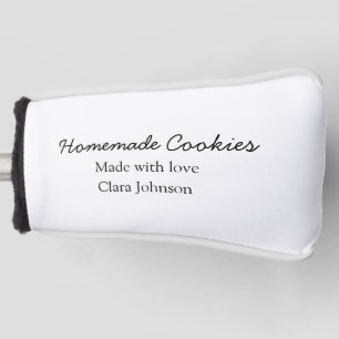 Thuisgemaakte koekjes voeg je tekst naam custom g golfheadcover