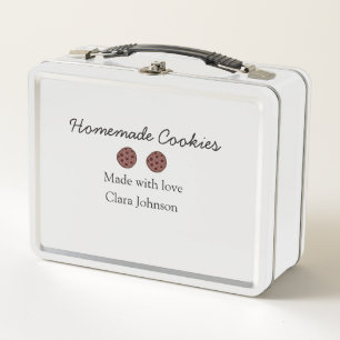 Thuisgemaakte koekjes voeg je tekst naam custom wo