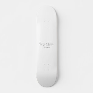 Thuisgemaakte koekjes voeg je tekst naam custom wo persoonlijk skateboard