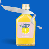 Thuisgemaakte Liefde Moderne Roze Kraft Limoncello Vierkante Sticker