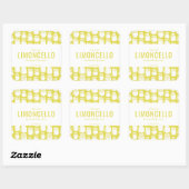 Thuisgemaakte Limoncello Sticker (Vel)