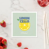 Thuisgemaakte Moderne Munt Limoncello Likeur Servet (Insitu)