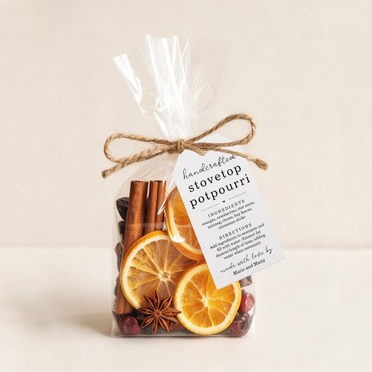 Thuisgemaakte Potpourri Giftlabels voor op het for Cadeaulabel