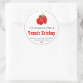 Thuisgemaakte Tomatenketchup | Saus Label (Tas)