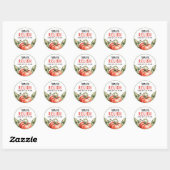 Thuisgemaakte tomatenrelish inmaken conserve ronde sticker (Vel)