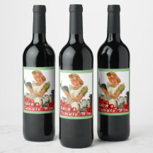 Thuisgemaakte Tomatenwijn Retro Cool Bezige Dame k