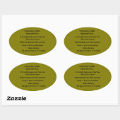 Thuisgemaakte Vanille Bourbon Recept labels (Vel)