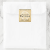 Thuisgemaakte Vanille-extract VE005_04sq Vierkante Sticker (Tas)