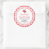 Thuisgemaakte Veenbessen Crumble Reep Label (Tas)