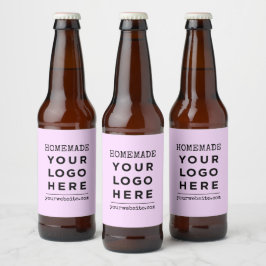 Thuisgemaakte Website Uw Zakelijke Logo Product Bier Etiket