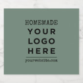 Thuisgemaakte Website Uw Zakelijke Logo Product Bier Etiket (Enkel label)