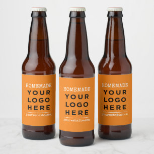 Thuisgemaakte Website Uw Zakelijke Logo Product Bier Etiket