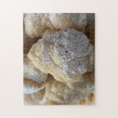 Thuisgemaakte Zeppole Gebakken Donut Deeg Suiker D Legpuzzel (Verticaal)