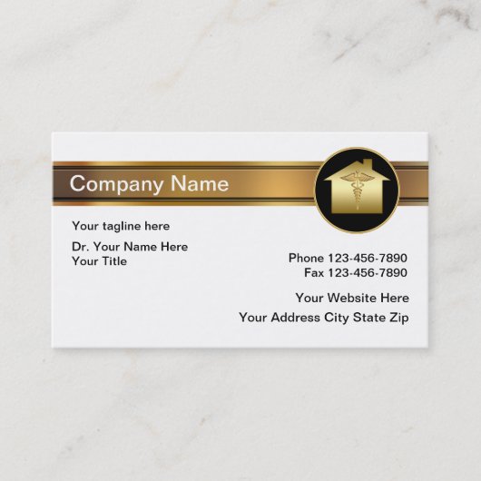 Thuisgeneeskundige Visitekaartjes (Voorkant)