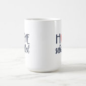 Thuisgeschoold met Mok voor hartschoorsteen (Center)